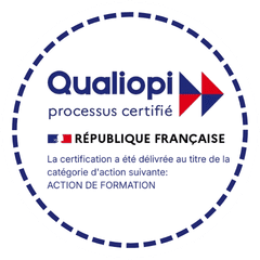 Logo Qualiopi : processus certifié République Française, action de formation